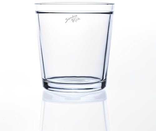 Sandra Rich 6er Set Glas Orchideentöpfe Orchid Clear klar H. 13,5cm D. 12,5cm