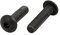sourcing map 2 Stück M5x20mm 10.9 Grade Innensechskant Linksgewinde Schraubenbolzen Schwarz DE de