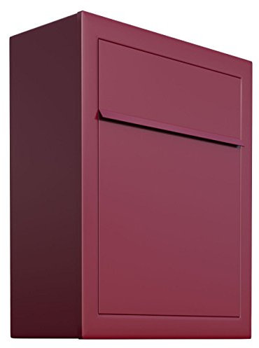 Briefkasten, Design Wandbriefkasten Base Rot - Bravios