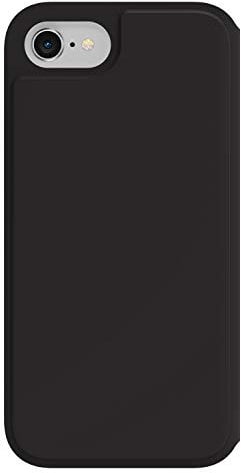 OtterBox Strada Via Case for iPhone 7/8/SE 2nd Gen/SE 3rd Gen, Shockproof, Drop Proof, Slim, Soft Touch Protective Folio Case with Card Holder, 2x Tested to Military Standard, Black