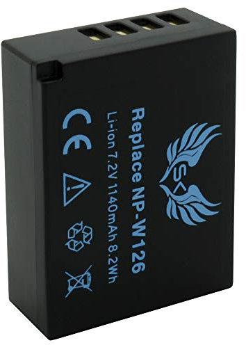 SK Akku Fuji NP-W126 | 1140mAh | für Fuji Fujifilm X-A2 X-A10 X-E1 X-E2 X-M1 HS30EXR HS50EXR X100F X-Pro1 X-Pro2 X-T2 X-T10 X-T20 NP-W126s