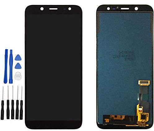ixuan pour Samsung Galaxy J6 2018 J600 J600F/DS Vitre Tactile Ecran LCD Assemblé (Non Châssis) de Remplacement (Noir)