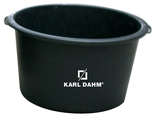 Karl Dahm Mörtelkübel 40L Eimer – stabile Baukübel aus Kunststoff für Mörtel, Bauschutt, Gartenarbeit & Renovierung – robuste & stapelbare Baueimer für Handwerker & Baustelle Art.-Nr. 10406