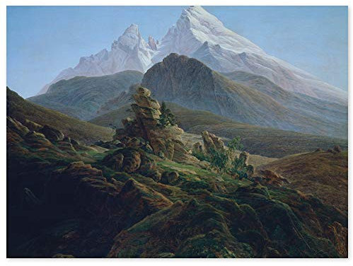 JUNIWORDS Poster, Caspar David Friedrich, Der Watzmann, 80,5 x 60 cm