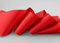 finemark 3 m x 72 mm Satinband Sophie ROT (609) Satin Tischband Schleifenband ohne Draht breites weiches Band Tischdekoration Tisch Deko Geschenkband mit einseitigem Glanz