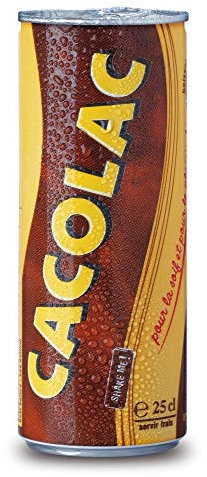 CACOLAC 24x25 cl en canette Boisson lactée au Chocolat