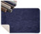 SCHEFFLER-Home Badezimmerteppich Blau 50x80 cm/Badvorleger rutschfest waschbar/hochwertige Badematte aus 100% Polyester/extrem saugfähiger, ultraweicher Badteppich