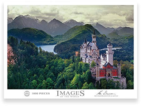 Crown and Andrews Puzzles 911795.006 WMB Ken Duncan 1000 Pieces Jigsaw Puzzles For Teens and Adults - Neuschwanstein Castle 1000 Piece Jigsaw Puzzle