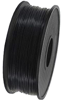 10 Meters Filament PLA 1.75mm 3D Drucker PLA Filament für 3D-Drucker und 3D Stift Druck Fillamentum 3D Druckmaterialien (Schwarz)