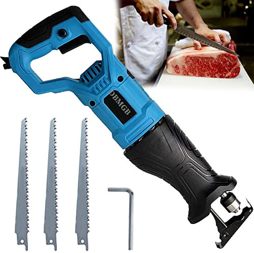 Bone Saw Butcher Electric, Butchers Saw for Cutting Frozen Meat and Bones, Reciprocating Meat Saw for Butchery with Powerful Pure Copper Motor, 1050W