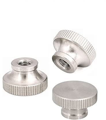 10pcs M4-0.7 foro cieco in acciaio inox 304 dadi zigrinati ad alta impugnatura manopole