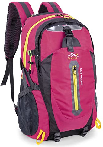 Besrina 40L Leichtes Wandern Rucksack, Multifunktions Wasser-resistent Casual Camping Trekking Rucksack für Radfahren Reisen Klettern Outdoor Sport