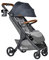 Ergobaby Metro+ Deluxe Kinderwagen Buggy mit Liegefunktion, Premium Kinder-Buggy ab Geburt bis 22kg, Zusammenklappbar und Autositz Kompatibel, höhenverstellbarer Lenker, London Grey