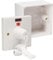 AXIOM 45A 2 Way Shower Ceiling Pull Cord Switch with Mechanical & Neon Indicator & 35mm/45mm Mounted Surface Pattress Back Box (With 45mm Pattress Box)