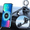 2024 BEST Handyhalterung Auto für MagSafe Autohalterung【Upgrade Stärkst Saugnapf & Neust N55 Magnet】Handy Halterung Auto für Armaturenbrett Frontscheibe für iPhone 15 Pro Max 14 13 12 Android, Schwarz