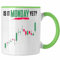 Trendation - Aktien Tasse Is It Monday Yet? Lustiges Geschenk für Trading Aktien Börse (Grün)
