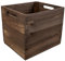 Creative Deco Holzkiste Wenge | passend für Kallax Regal | Holzbox mit Griffen | 33 x 37 x 33cm | Geschliffenes Holz | Aufbewahrungsbox Kinder Kisten für Regal Regalbox Holz Spielzeugkiste
