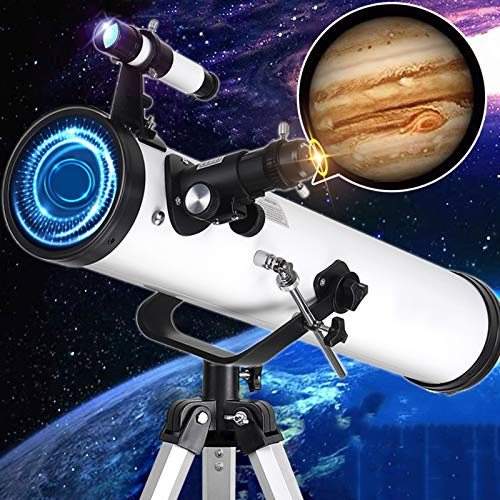 114 mm astronomisches Teleskop, Refraktor-Teleskop für Kinder, Teleskop geeignet für Kinder, Teleskope für Erwachsene, Astronomie, Studenten und Anfänger, um den Himmel zu sehen (Farbe: Paket 4)