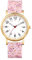 JewelryWe Uhren Damen Silikon Schwesternuhr: 30M Wasserdicht Analog Quarz Armbanduhr Frauen Medizinische Muster Rosa Gummi Armband Uhr mit Digital Zifferblatt für Krankenschwester Ärzte Sanitäter