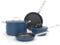 DishDelight Pots and Pans Set Nonstick, Nonstick Frying Pan, 8,10 Inch Large Skillet Pan Set, 2Qt, 5Qt Non Stick Ceramic Saute Pan with Lids, Induction Cookware Set, Added Plasma Diamond, Blue