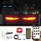 LED Augen für Lkw und Auto, Devil Eyes, Großer Programmierbarer Flex LED Display Auto, DIY Auto Dynamische LED Smart Bunte Augenlampe Soft Screen (120 * 595mm)
