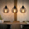 ZMH Pendelleuchte Esstisch Hängelampe Vintage - Schwarz Esstischlampe Industrial Retro Esszimmerlampe E27 Metall Hängeleuchte Esszimmer Pendellampe für Küche Wohnzimmer Büro(4 Glühbirnen enthalten)