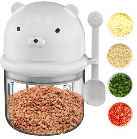 Hachoir Alimentaire Sans Fil | Hachoir à Ail Électrique,Conteneur Alimentaire Robuste Avec Cutter Râpe Déchiqueteuse Sans Fil pour Légumes Oignons Viandes Fruits Noix