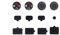 Lot de 12 Bouchons Anti-poussière pour Switch 2 Console de Jeu en Silicone, avec joysticks et Capuchons à Bascule