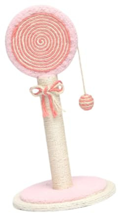 JISADER Sisal Katzenkratzbaum Möbelschutz Haustierspielzeug, Rosa