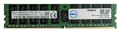 Memoria RAM 16GB DDR4 ECC Registered, 2133MHz, 2Rx4, per Server PowerEdge, Modello SNP1R8CRC/16G