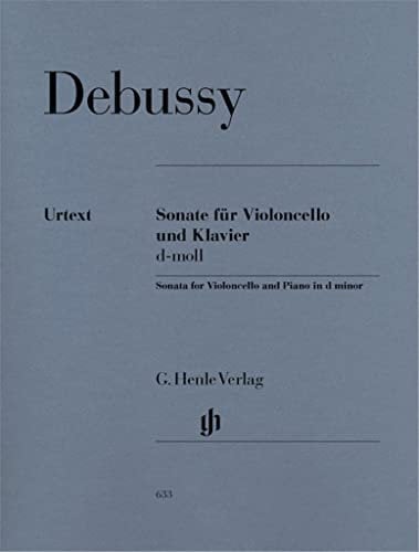 Sonate d-Moll. Violoncello, Klavier: Instrumentation: Violoncello and Piano (G. Henle Urtext-Ausgabe)