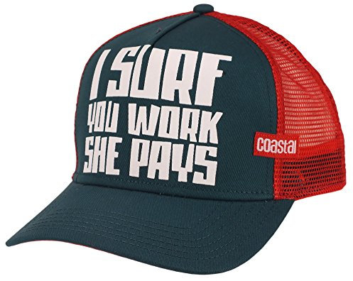 Coastal Trucker Cap HFT SHE Pays Petrol, Size:ONE Size