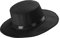 W WIDMANN MILANO Party Fashion 0491S - Hut Gaucho, Schwarz, Cowboy, Rächer, Wilder Westen, Hut, Kopfschmuck, Accessoire, Karneval, Mottoparty