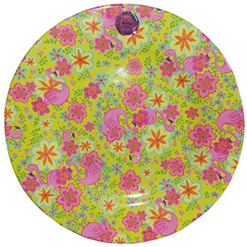 Rice Flamingo Melamine Plate 20 cm Green/Pink