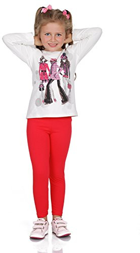 FUTURO FASHION Girls Children Full Length Plain Cotton Leggings Cycling Casual Wear Infant Trousers Leggings Solid Tights Pants for Kids