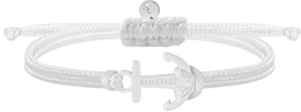 SAILBRACE Armband weiss ANKER weiss