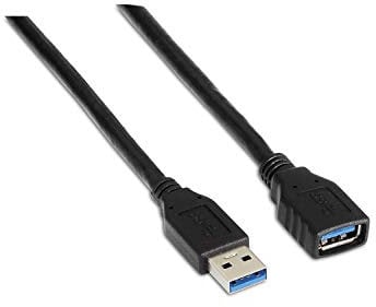 Aisens - Cable Usb 3.0. Tipo A/M-A/H. Negro. 2M