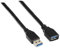 Aisens - Cable Usb 3.0. Tipo A/M-A/H. Negro. 2M