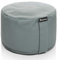 BODYMATE Extra-Hohes Yogakissen rund 31cm Durchmesser 20cm hoch Cool-Grey mit Buchweizen-Spelz Füllung – Maschinenwaschbarer Bezug aus 100% extra Dicker Baumwolle – Meditationskissen – Sitzkissen