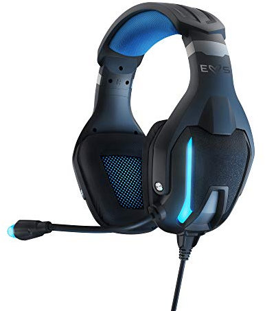 Energy Sistem Headphones ESG 5 Shock (Gaming Kopfhörer,für Mobile/PC Gaming, Nintendo Switch, Xbox One, Vibration, LED Light, atmungsaktiven Ohrpolster)