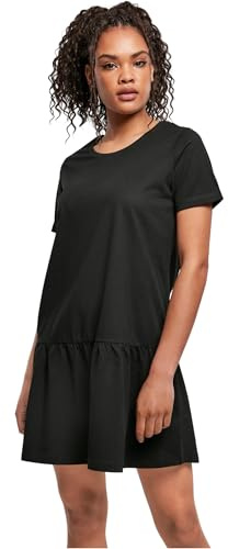 Urban Classics Robe T-Shirt Valence Femme Robe Courte Noir XL 100% Coton