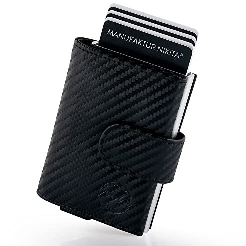 Manufaktur Nikita® Kreditkartenetui | Geldbörse mit RFID-Schutz | Wallet für 10 Karten | für Damen und Herren mit schöner Geschenkbox
