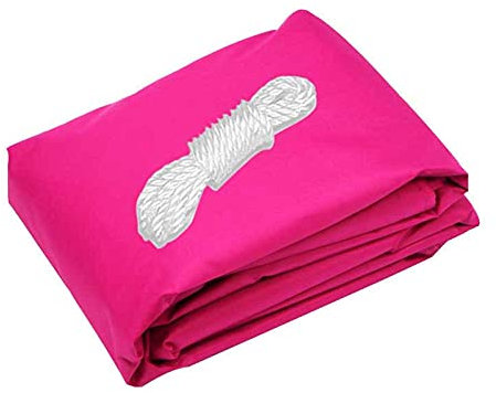 XQKXHZ Voiles D'ombrage pour Patio, Voile D'ombrage Rectangulaire, Voile D'ombrage Toile D Ombrage Rectangle, Rayons UV Résistante Aéré Voile Ombrage pour Jardin Terrasse Camping 2 x 4 m,Rose