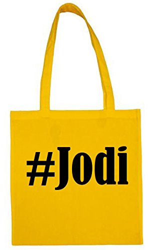 Reifen-Markt Tasche #Jodi Größe 38x42 Farbe Gelb Druck Schwarz