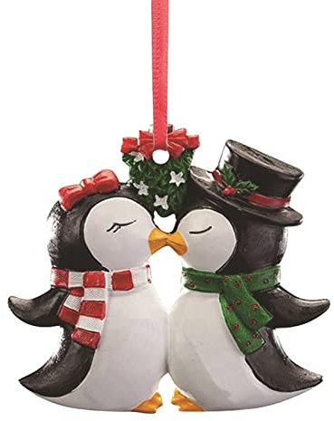 A/A PVC Weihnachtsdeko Anhänger, Weihnachtsdeko Mit Und Pinguin, Weihnachten PVC Anhänger Weihnachtsanhänger Für Weihnachtsbaumschmuck
