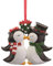 A/A PVC Weihnachtsdeko Anhänger, Weihnachtsdeko Mit Und Pinguin, Weihnachten PVC Anhänger Weihnachtsanhänger Für Weihnachtsbaumschmuck