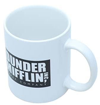 Housoutil Welten Best Boss Taza De Café 350 Ml Oficina Dunder Mifflin Ceramic Mug, Dunder Mifflin World'S Best Boss Taza Blanca
