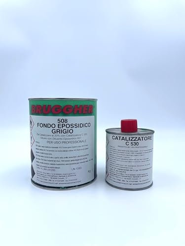 BRUGGHER FONDO ISOLANTE EPOSSIDICO ANTICORROSIVO da 1,2KG (GRIGIO)