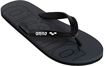 arena Unisex Flip-Flop, Asphalt-Black, 44 EU
