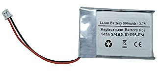 500mAh 3.7V Replacement Battery For Sena SMH5, SMH5-FM Motorcycle Bluetooth Headset, helmet intercom, Battery Model: Sena ICP40/25/40P